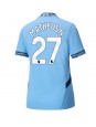 Manchester City Matheus Nunes #27 Domácí Dres pro Dámské 2024-25 Krátký Rukáv